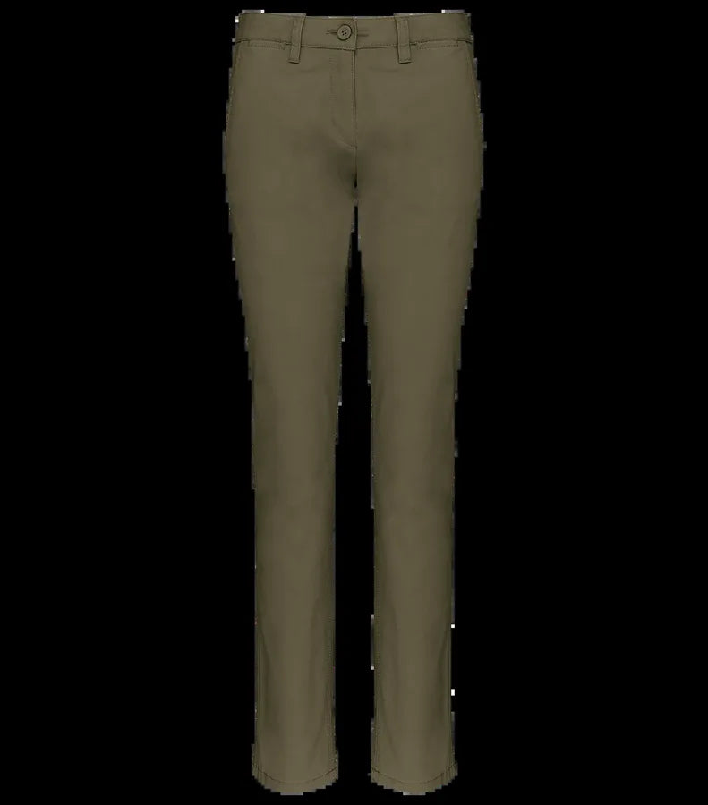 Ladies' Chino Trousers Lightkhaki