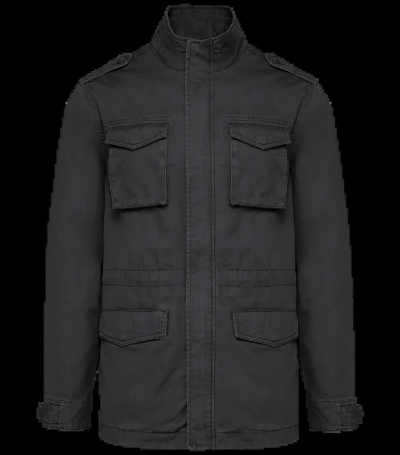 Safari Men Jacket Washedblack