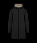 Eco-Friendly Unisex Sherpa-Lined Waterproof Jacket Black