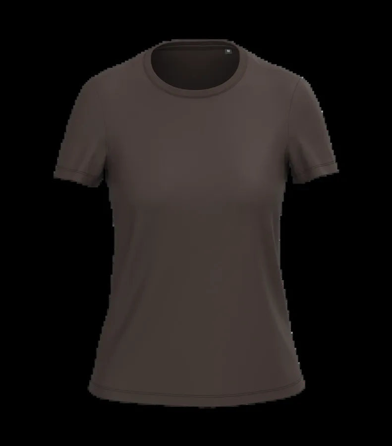 Ladies' BIO150IC Crew Neck T-shirt Chocolate