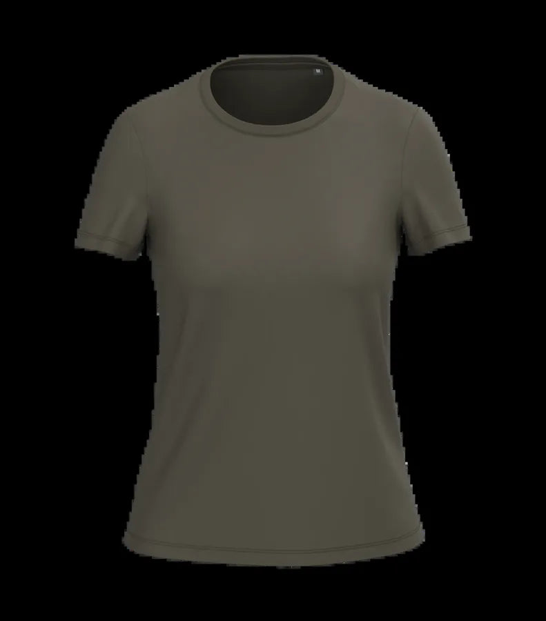 Ladies' BIO150IC Crew Neck T-shirt DarkKhaki