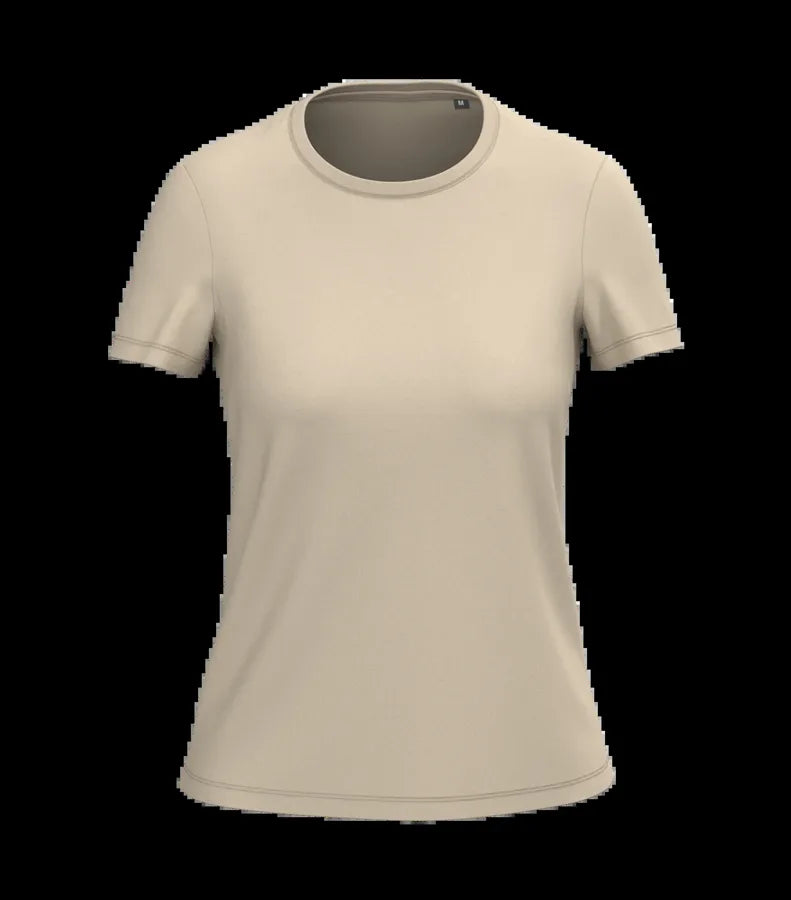 Ladies' BIO150IC Crew Neck T-shirt LightSand
