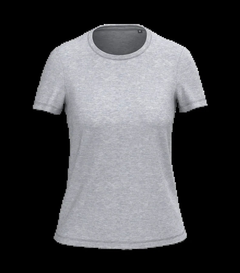 Ladies' BIO150IC Crew Neck T-shirt OxfordGrey