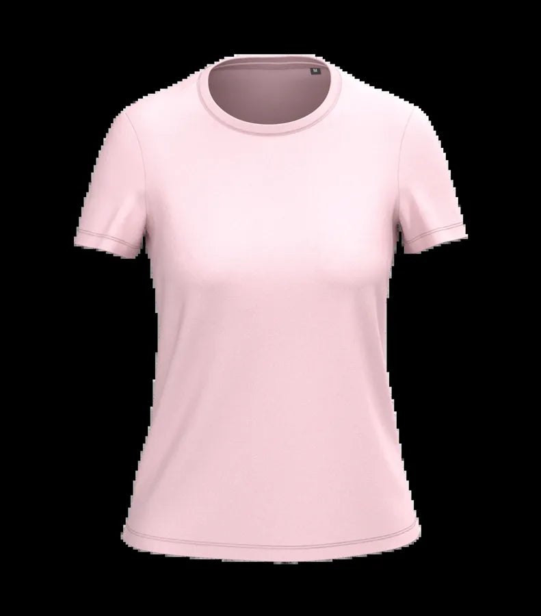 Ladies' BIO150IC Crew Neck T-shirt PalePink