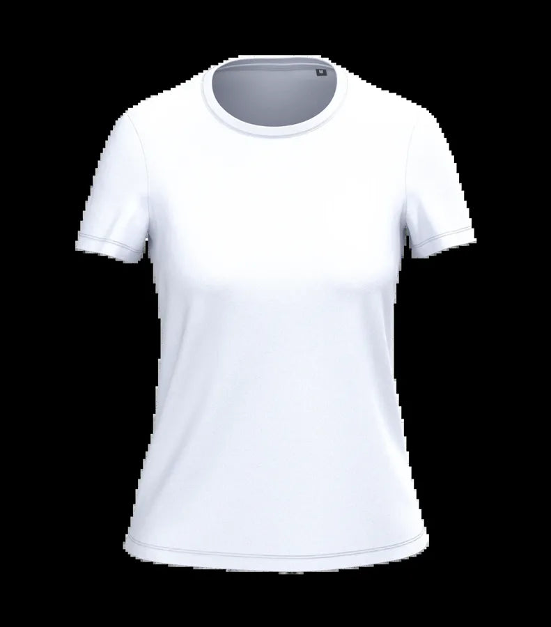Ladies' BIO150IC Crew Neck T-shirt White