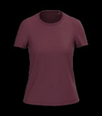 Ladies' BIO150IC Crew Neck T-shirt Wine