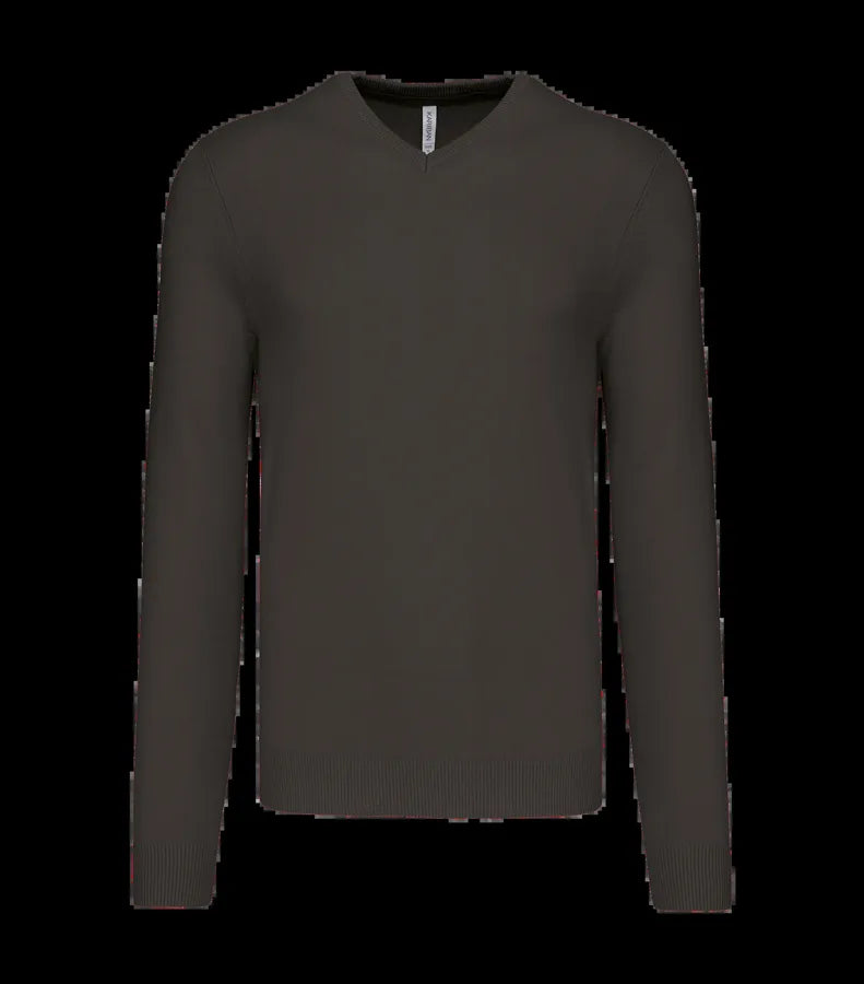 Men's V-Neck Jumper DarkGrey