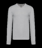 Men's V-Neck Jumper GreyMelange