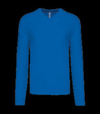 Men's V-Neck Jumper LightRoyalBlue