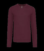 Men's V-Neck Jumper Wine