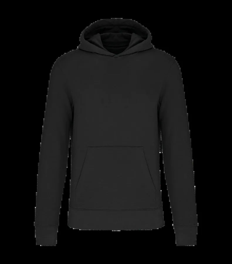 Kids' Eco-Friendly Hooded Sweatshirt Black