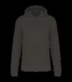 Kids' Eco-Friendly Hooded Sweatshirt DarkGrey