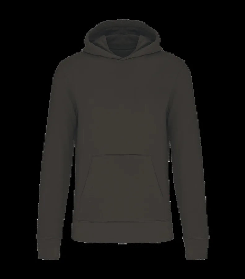 Kids' Eco-Friendly Hooded Sweatshirt DarkGrey