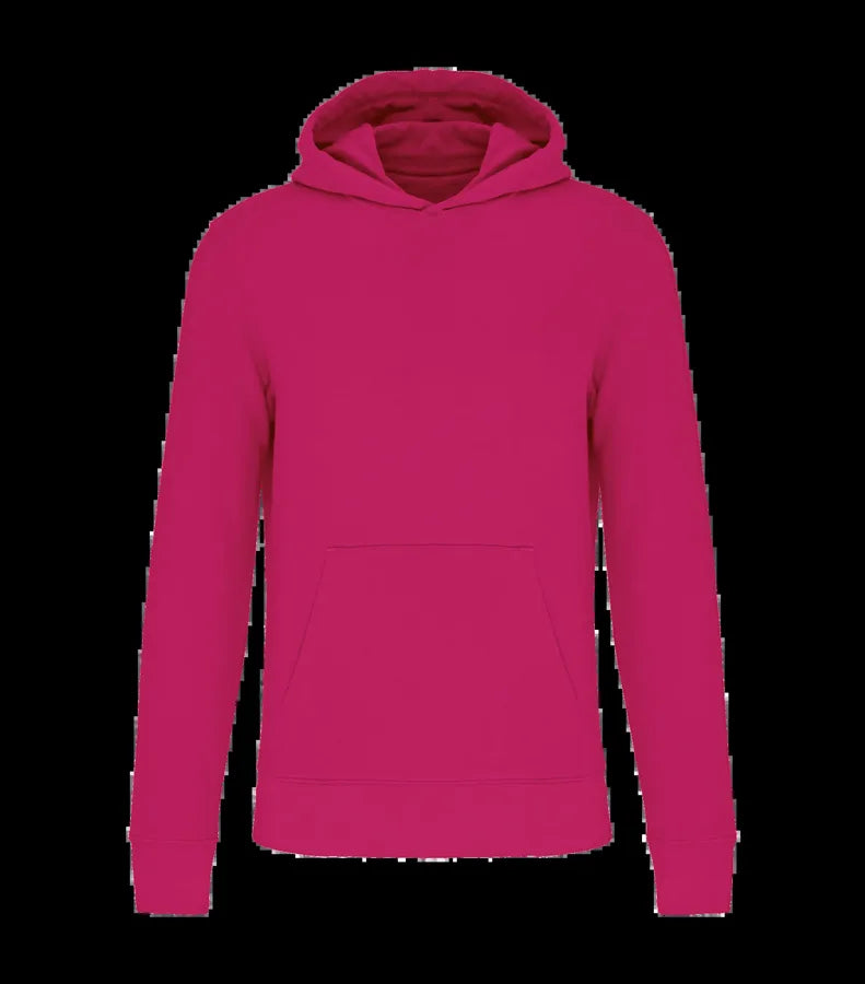 Kids' Eco-Friendly Hooded Sweatshirt Fuchsia