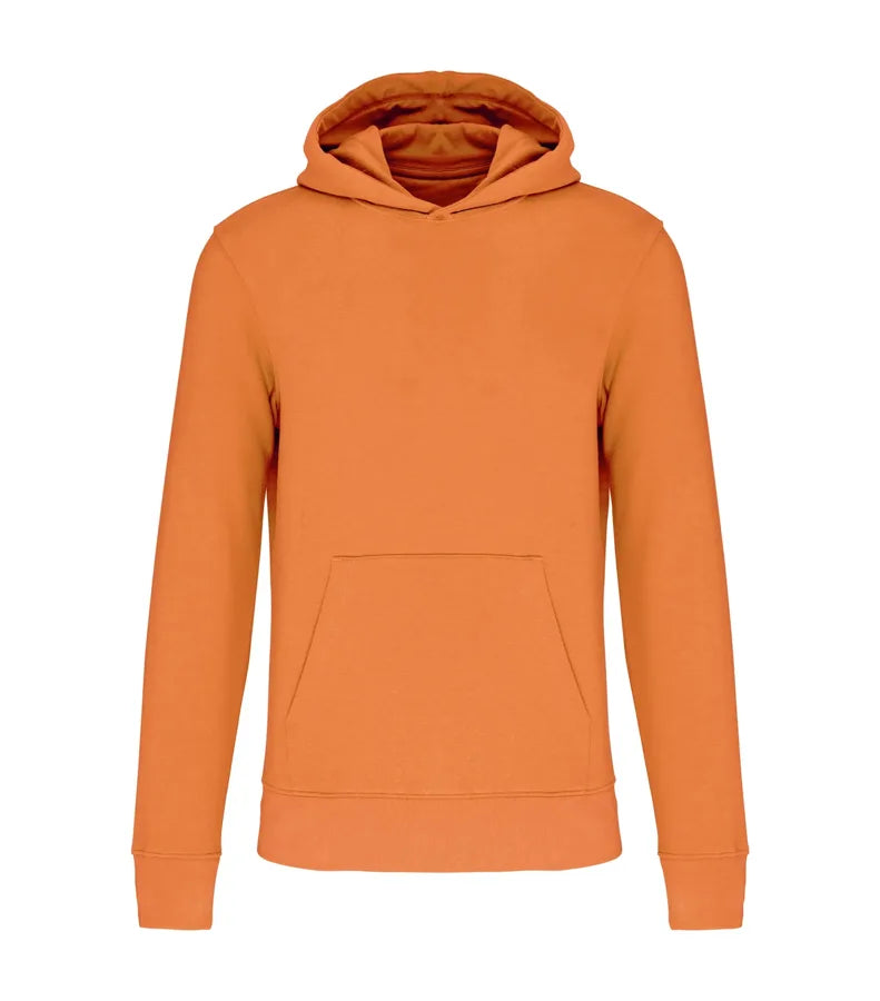 Kids' Eco-Friendly Hooded Sweatshirt LightOrange