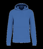 Kids' Eco-Friendly Hooded Sweatshirt LightRoyalBlue