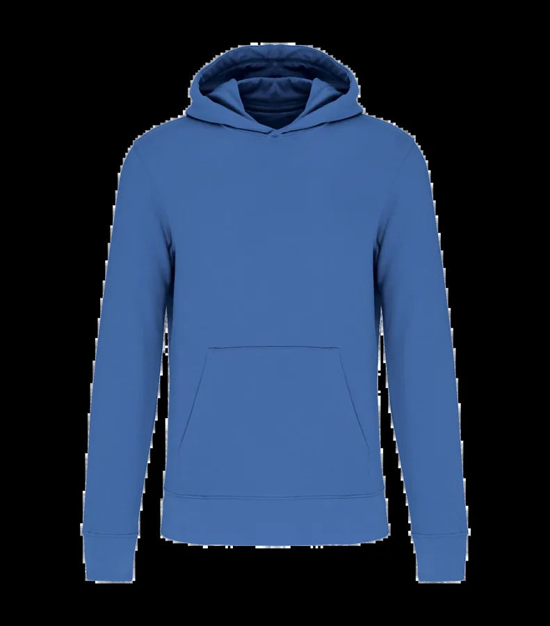 Kids' Eco-Friendly Hooded Sweatshirt LightRoyalBlue