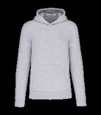 Kids' Eco-Friendly Hooded Sweatshirt OxfordGrey