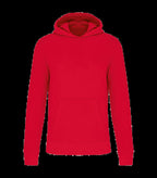 Kids' Eco-Friendly Hooded Sweatshirt Red