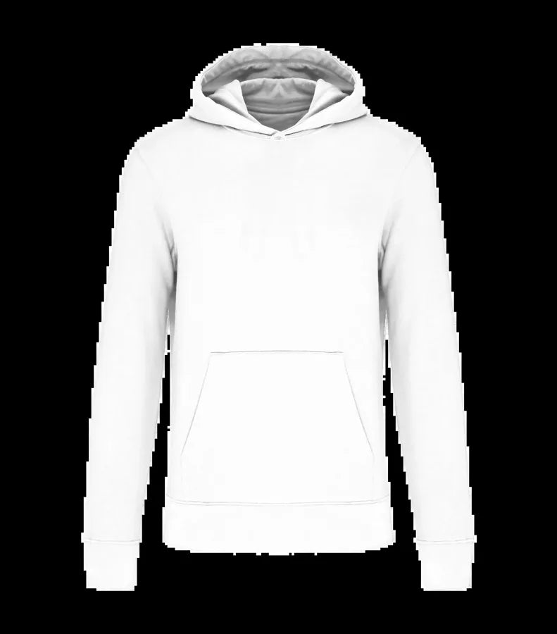 Kids' Eco-Friendly Hooded Sweatshirt White