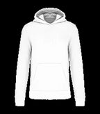 Kids' Eco-Friendly Hooded Sweatshirt White