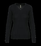 Ladies' V-Neck Jumper Black