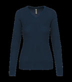 Ladies' V-Neck Jumper Navy