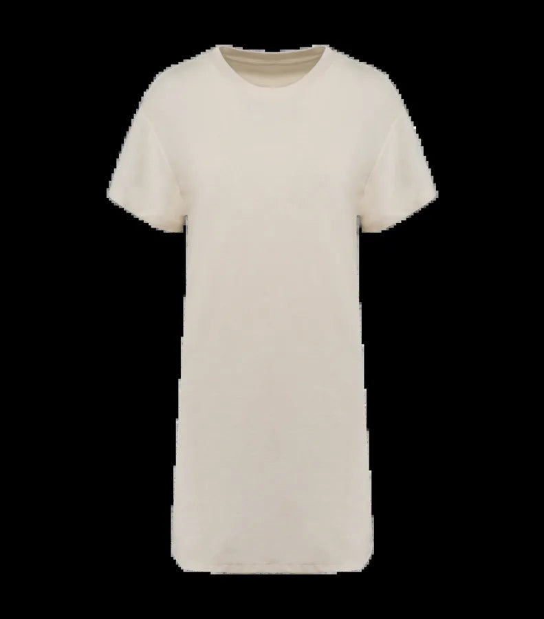 Eco-Friendly Ladie's Terry Towel Dropped Shoulders Ivory