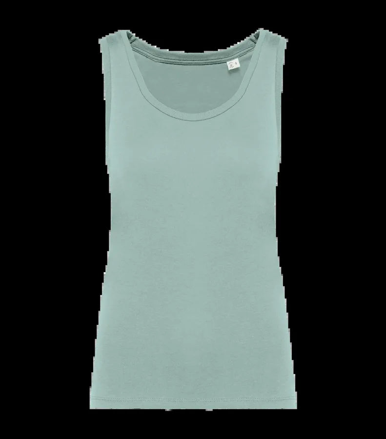 Ladies tank top 155gsm JadeGreen
