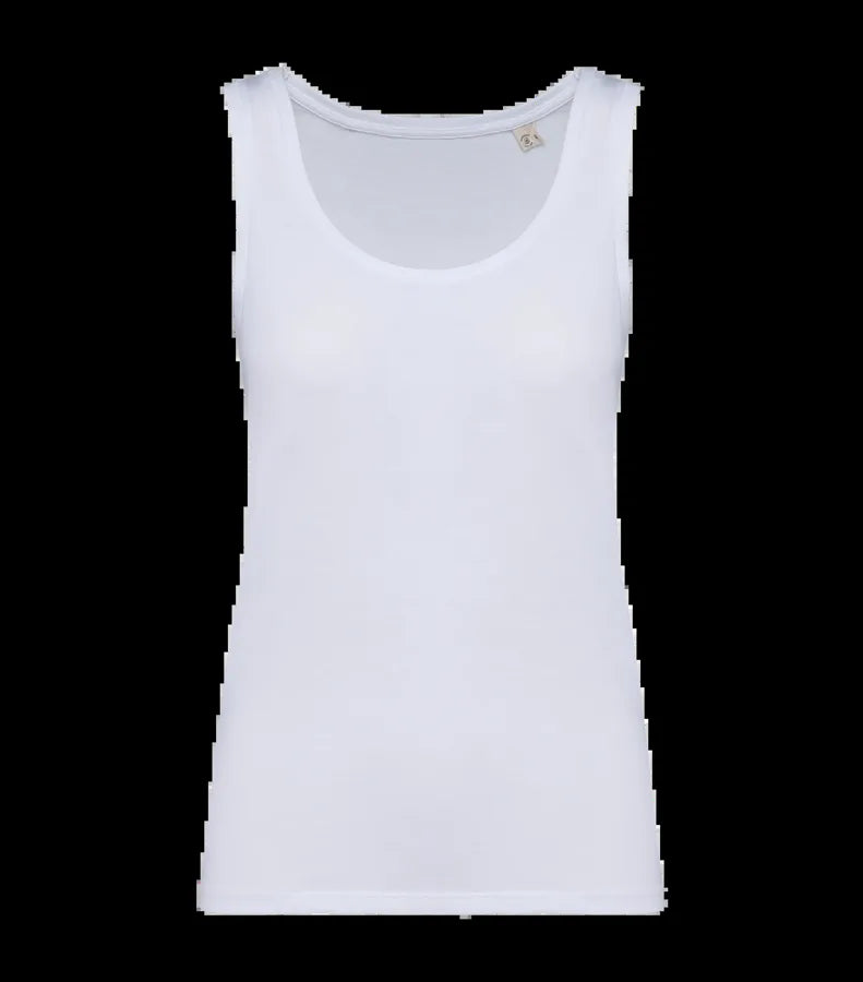 Ladies tank top 155gsm White