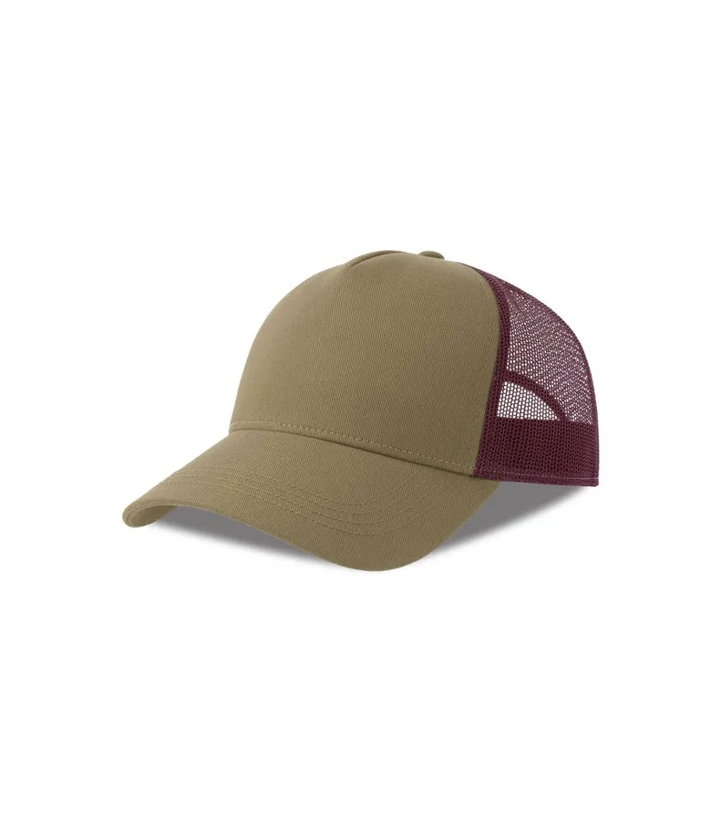 RAPPER COTTON-S Khaki/Burgundy
