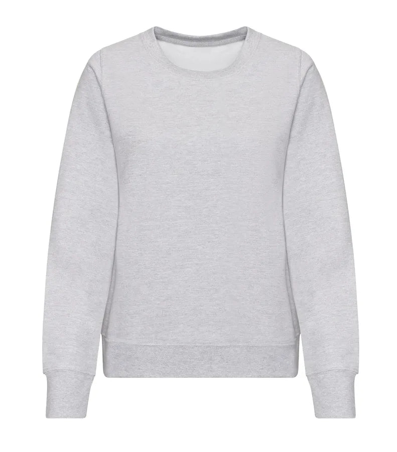 Women's AWDis Sweat HeatherGrey