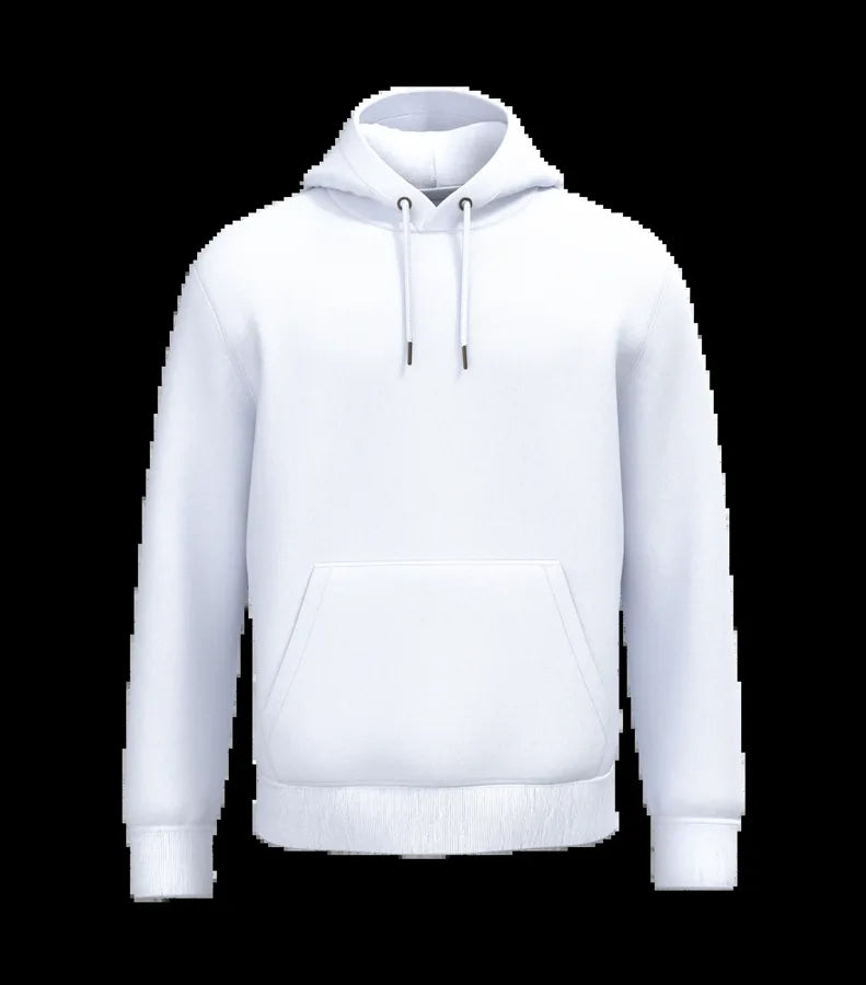 Eco-Friendly Unisex Hooded Sweatshirt White