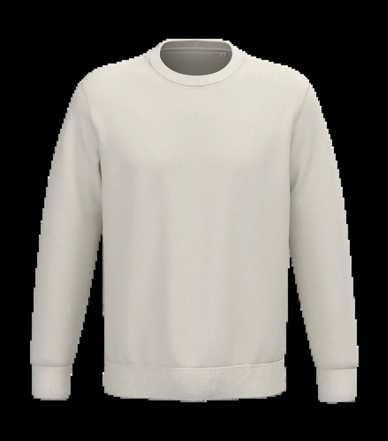 Eco-Friendly Unisex Round Neck Sweatshirt Ivory