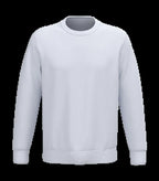 Eco-Friendly Unisex Round Neck Sweatshirt White