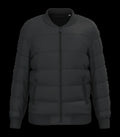 Eco-Friendly Unisex Teddy Collar Padded Jacket Black