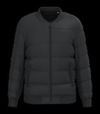 Eco-Friendly Unisex Teddy Collar Padded Jacket Black