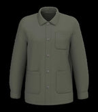 Eco-Friendly Men's Washed Effect Work Jacket WashedOrganicKhaki