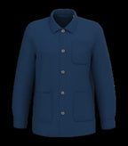 Eco-Friendly Men's Washed Effect Work Jacket WashedIndigo
