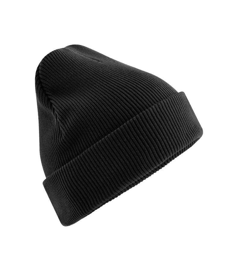 Organic Cotton Original Cuffed Beanie Black
