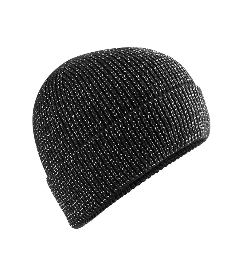 Streetlite Reflective Beanie Black