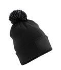 Kids Snowstar Patch Beanie Black/GraphiteGrey