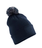 Kids Snowstar Patch Beanie FrenchNavy/LightGrey