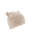 Organic Baby Bear Beanie Almond