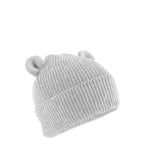 Organic Baby Bear Beanie CloudGrey
