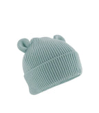 Organic Baby Bear Beanie DustyTurquoise