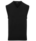 Men's V-Neck Sleeveless Sweater Black