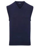 Men's V-Neck Sleeveless Sweater Navy