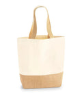 Jute Base Canvas Shopper Natural