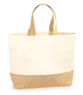 Jute Base Canvas Tote XL Natural
